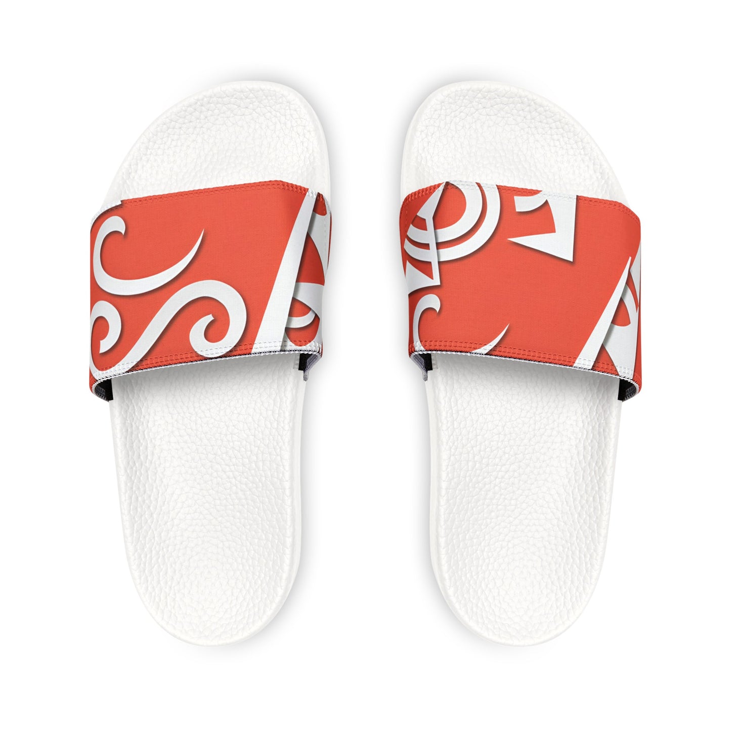 White & Orange Sandals